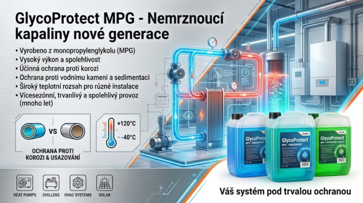 Monopropylenglykol MPG - teplonostná kapalina 
