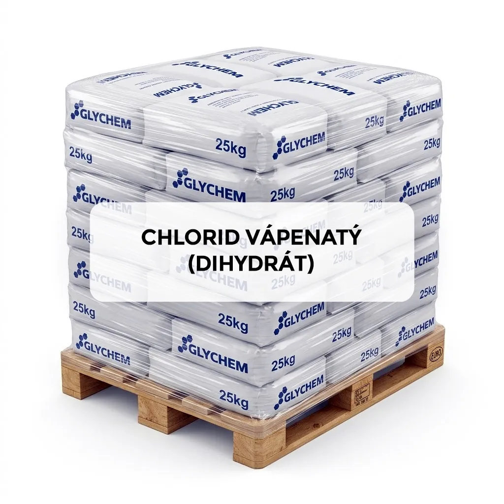 Chlorid vápenatý (dihydrát) pro zimní údržbu, omezení prašnosti a průmysl