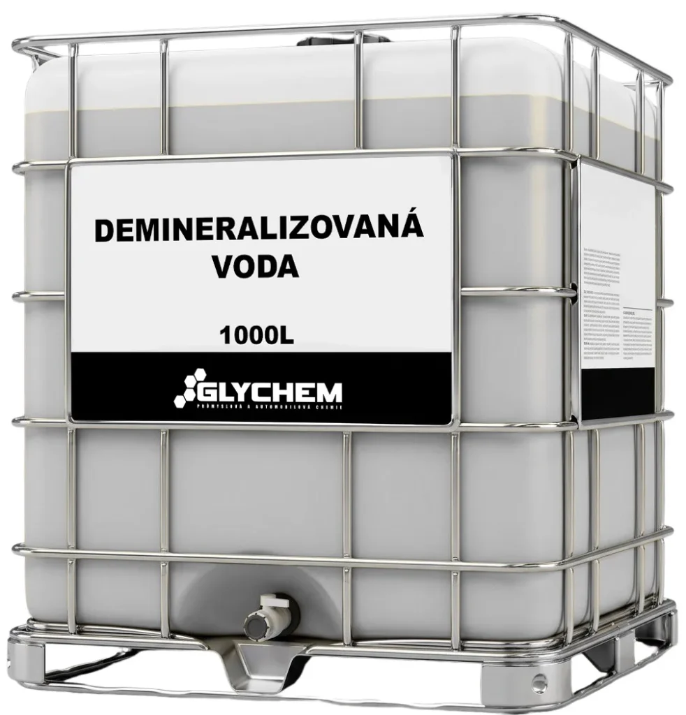 Demineralizovaná voda pro topení, chlazení, průmysl i laboratoře
