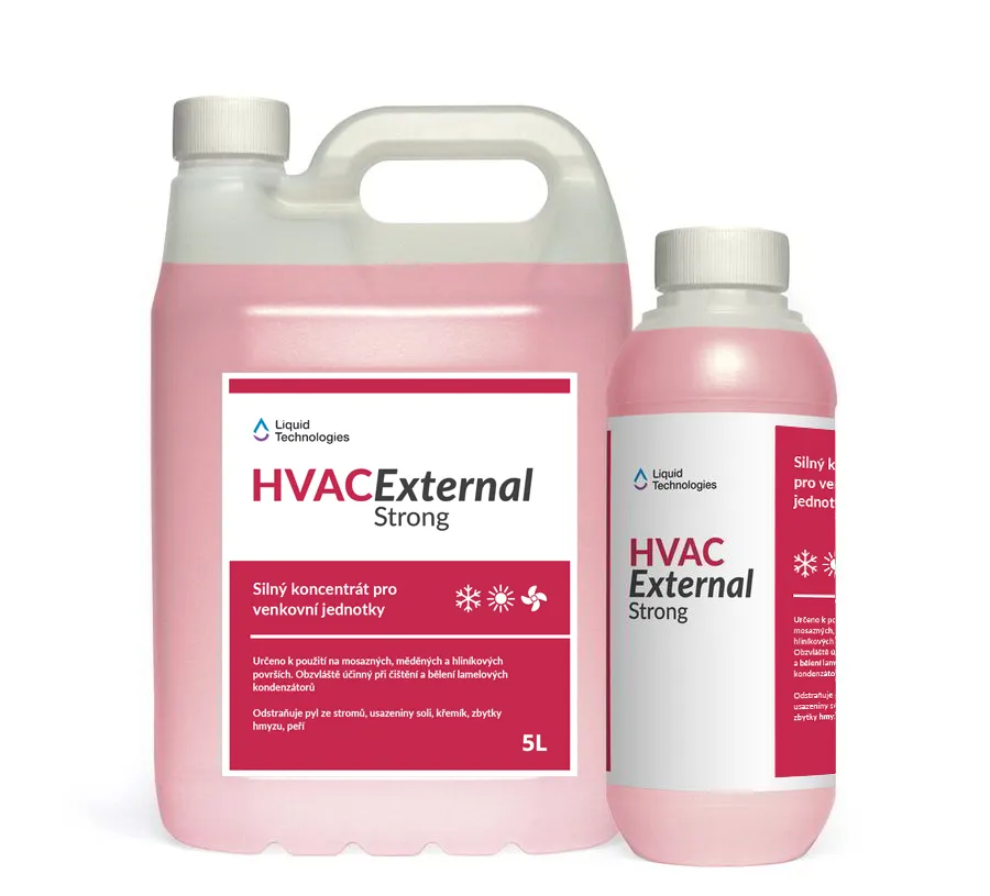 HVAC External Strong, silný čistič kondenzátorů na těžké znečištění