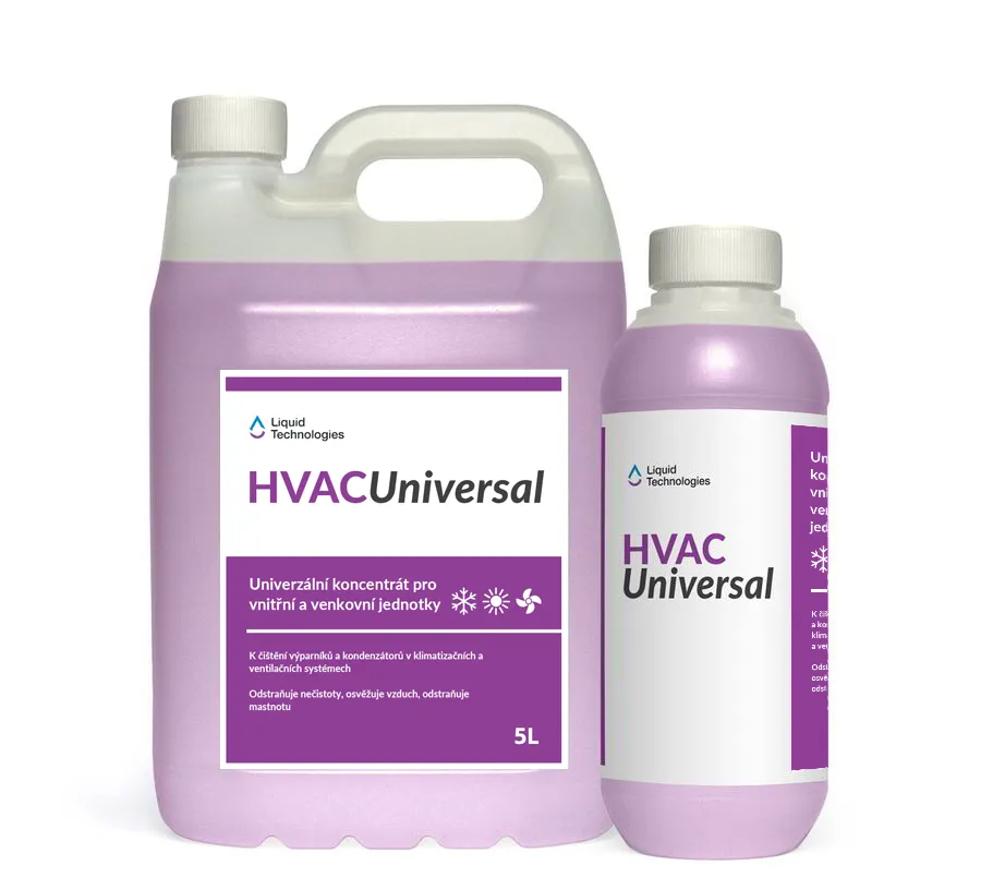 HVAC Universal, odmašťovací čistič filtrů, výparníků a vaniček kondenzátu