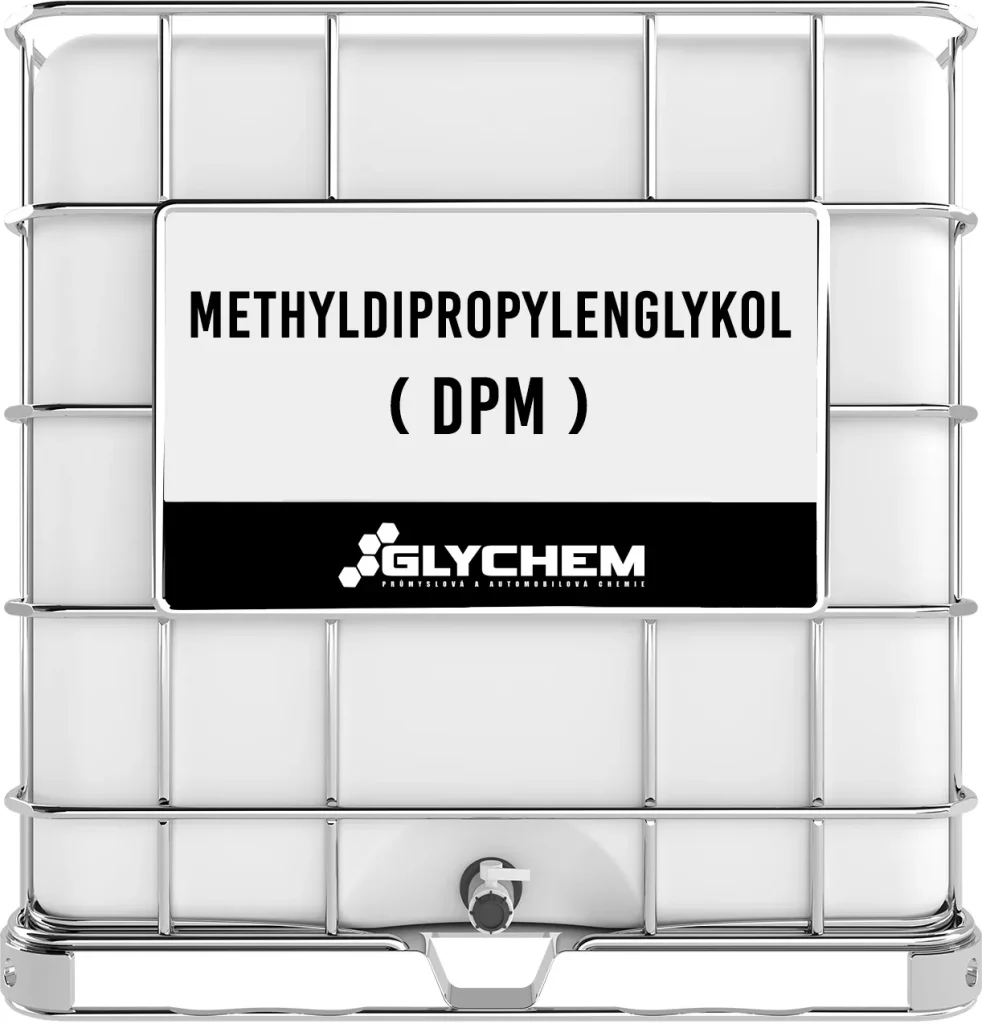 Methyldipropylenglykol (DPM), málo těkavé rozpouštědlo pro barvy a čištění